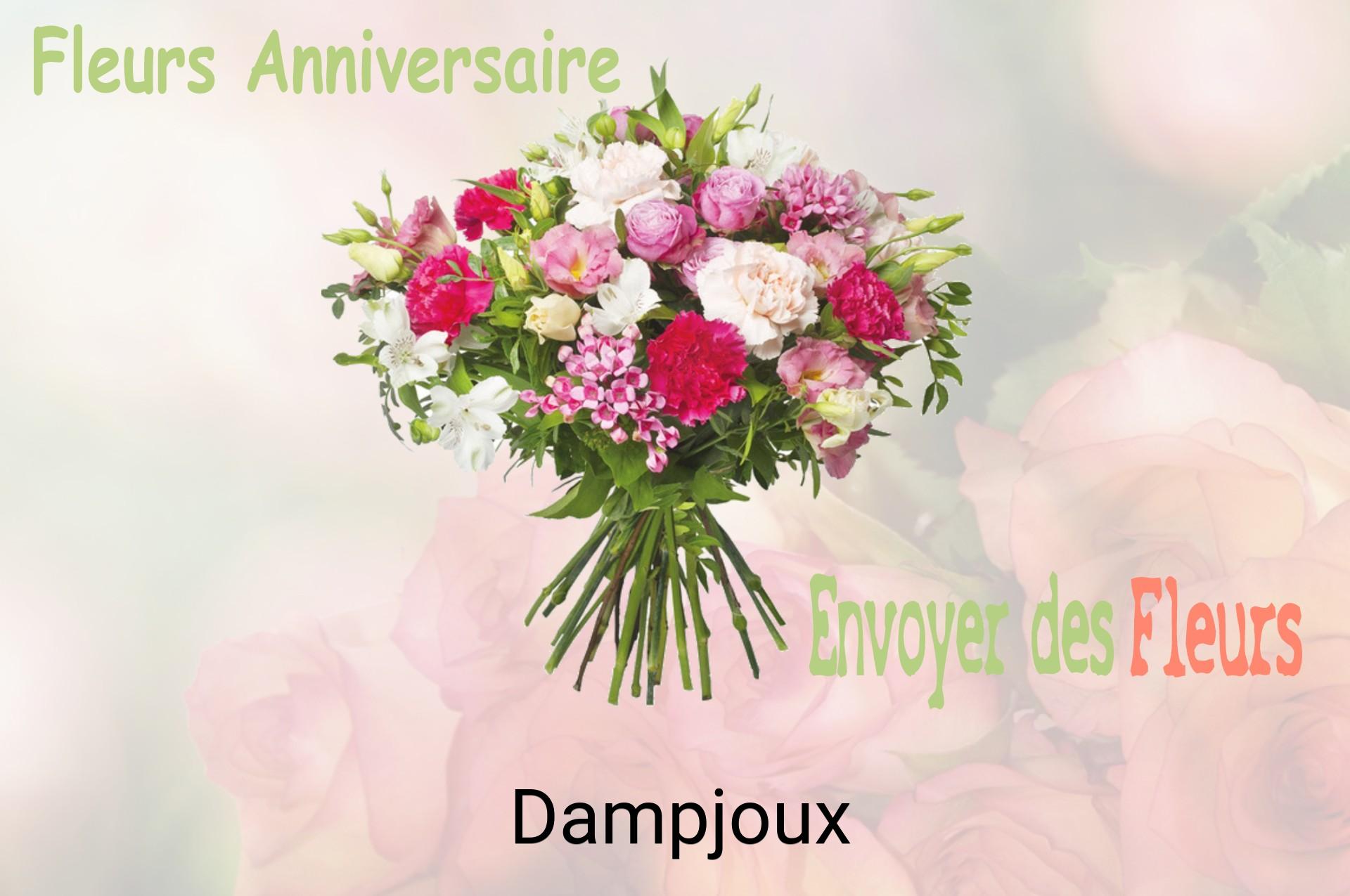 Bouquet de fleurs d’anniversaire livré à Dampjoux